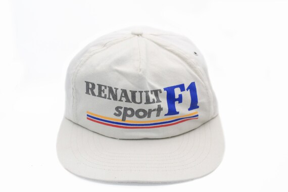 Casquette Vintage Renault Formule 1 Années 90 - Bleu - Officiellement Licenciée - Taille Unique