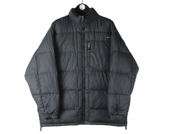 Vintage 1990s Nike Reversible Embroidered Swoosh Puffer