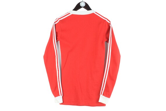 Vintage ADIDAS Long Sleeve T-shirt Red Originals Logo Size S Men\'s Rare  90\'s Cotton Athletic Retro Summer Tee Made in Ireland Classic Sport - Etsy