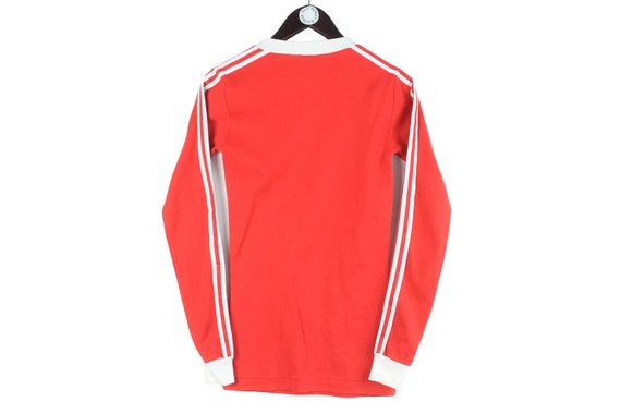 Vintage ADIDAS Long Sleeve T-shirt Red Originals Logo Size S Men's Rare  90's Cotton Athletic Retro Summer Tee Made in Ireland Classic Sport - Etsy