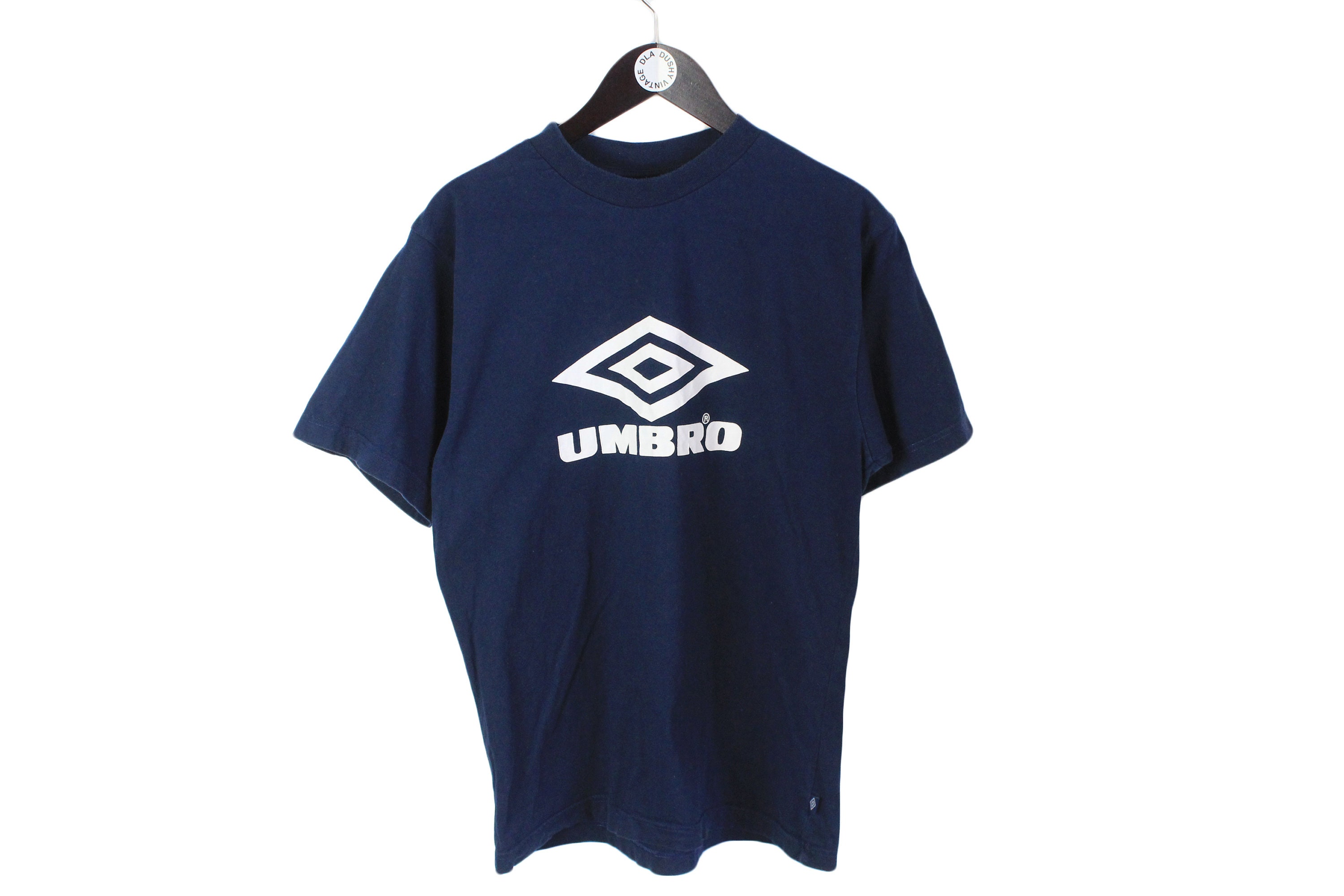 Televisie kijken redactioneel adverteren Vintage UMBRO Big Logo Authentic T-shirt Blue Athletic Tee - Etsy Sweden