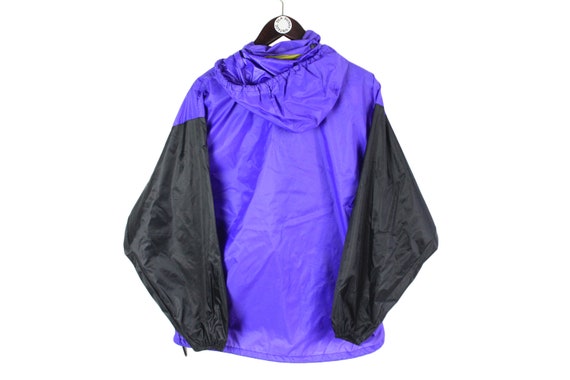 vintage K-WAY Anorak rain Coat oversized men's Si… - image 2