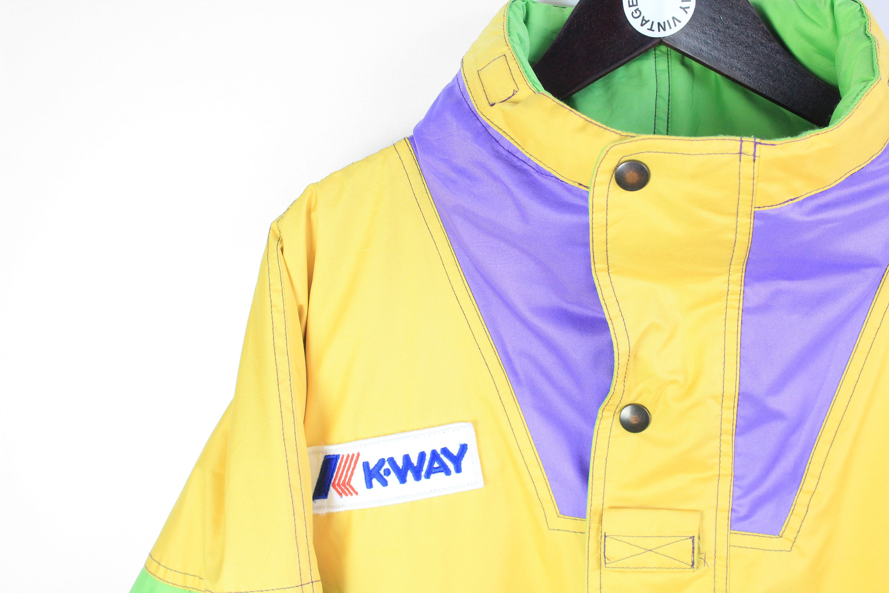 Vintage K-WAY International Retro Ski Jacket Winter Coat