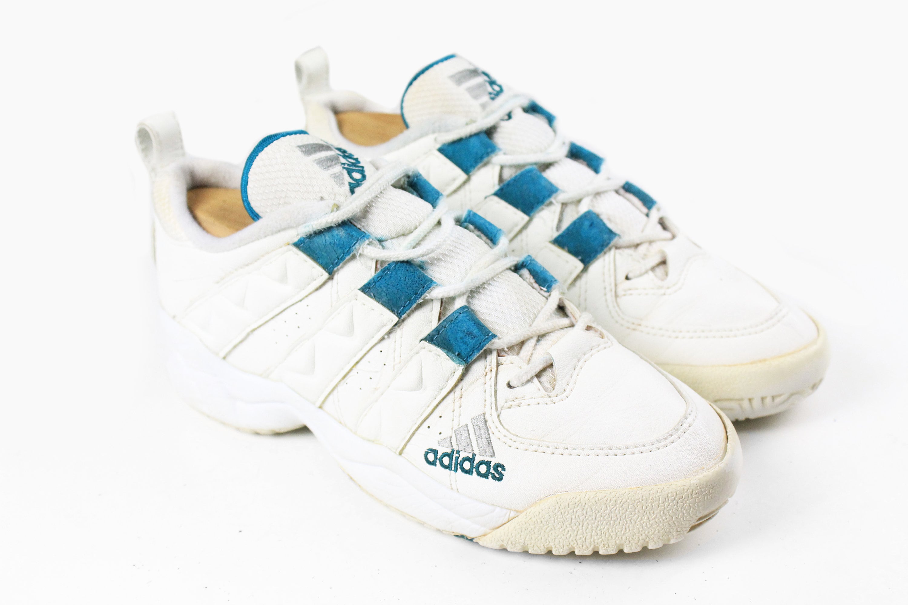 Vintage ADIDAS Turnschuhe GroBe Damen US 5.5 seltene Retro Sportschuhe 90er Jahre authentische klassische Turnschuhe weiBe seltene lassige Schuhe Etsy