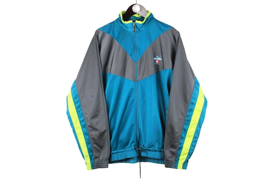 Vintage PUMA Track Jacket Men's Size XL Authentic Retro Rave Style