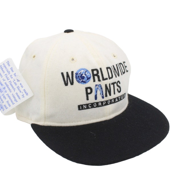 vintage Worldwide Pants Incorporated Ebbets Field Flannels Cap authentic retro 90's USA style Hat fun collection streetwear deadstock nwt