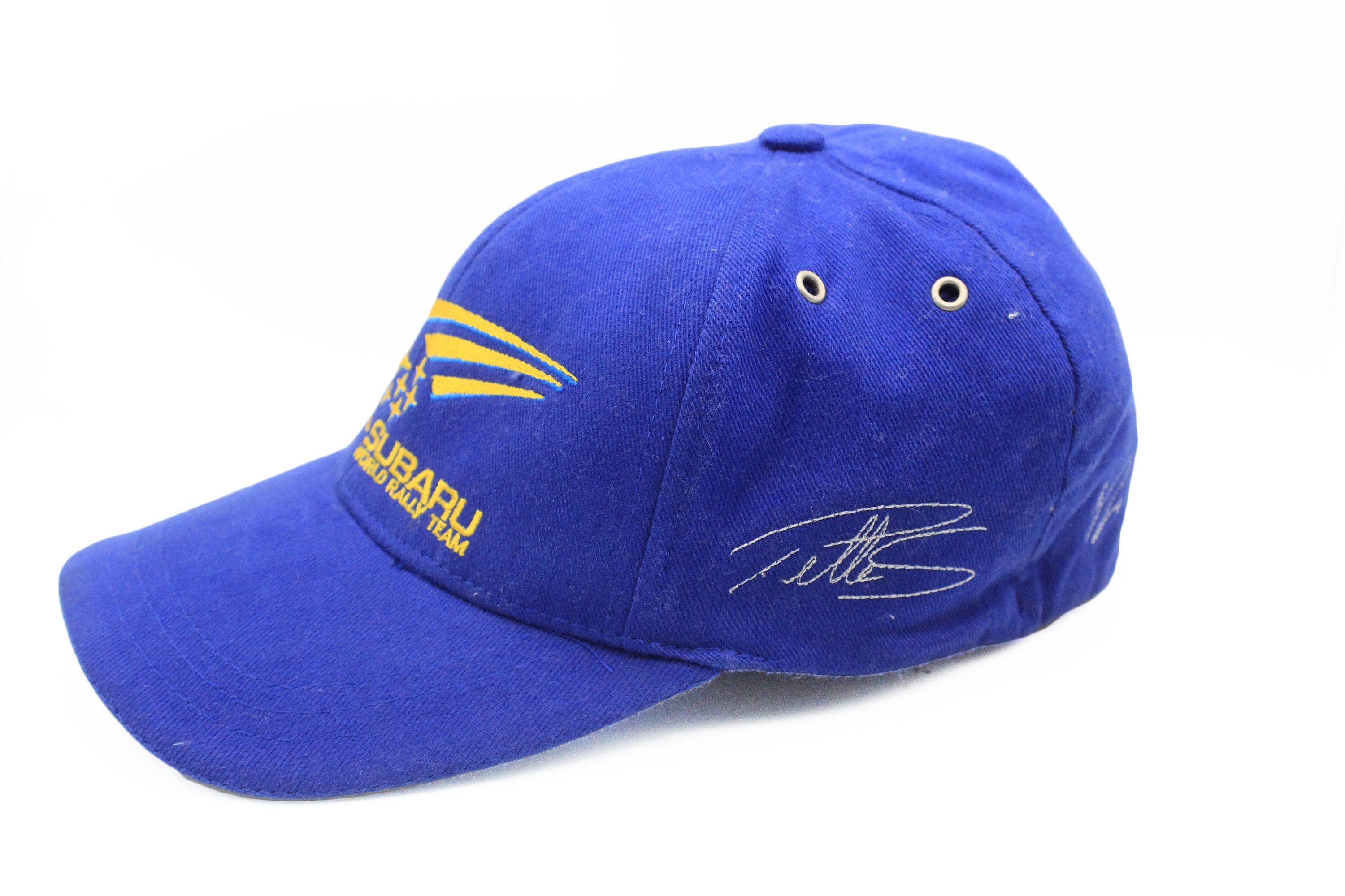 Vintage SUBARU World Rally Team Cap One Size Big Logo Hat