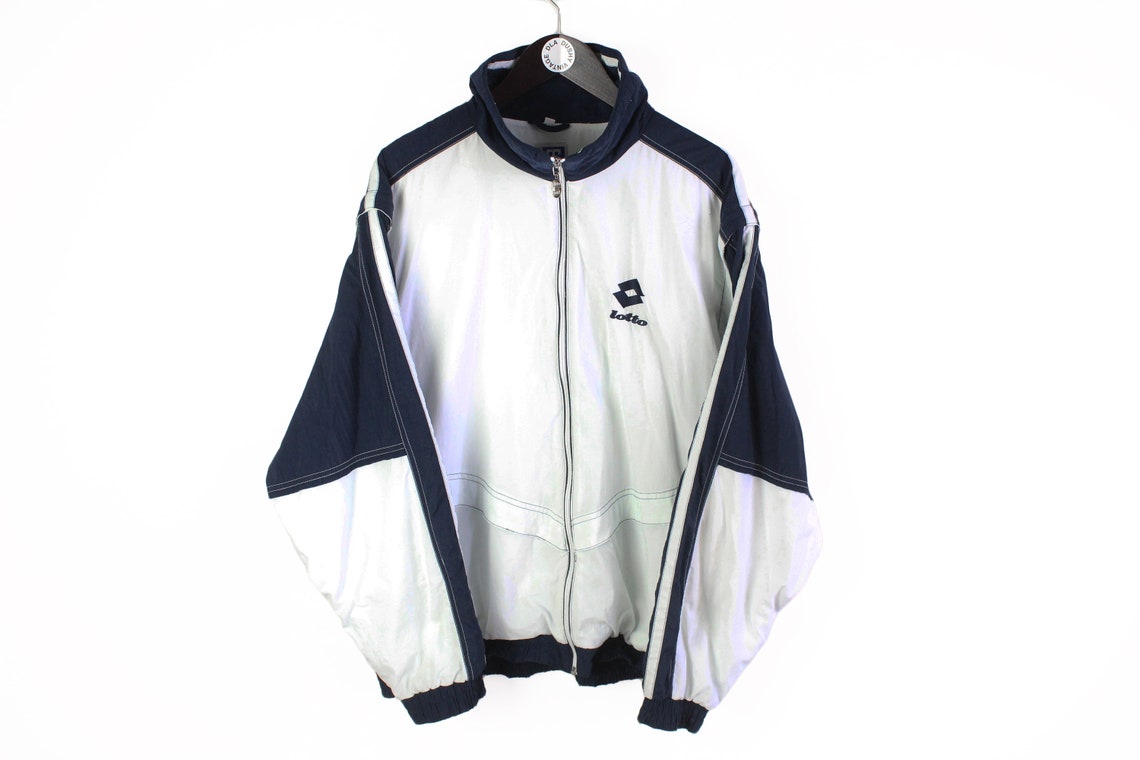 Vintage LOTTO Track Jacket Tennis Italiano men's Size XL Etsy