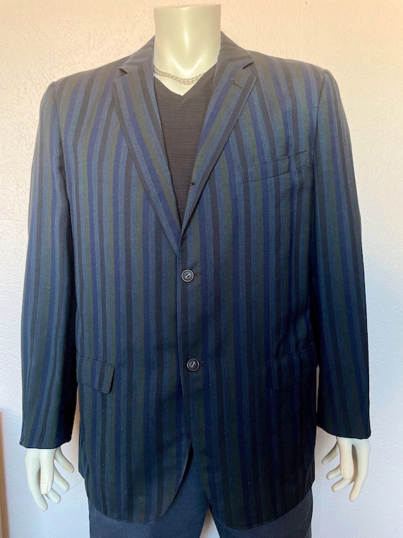 1960s men’s sport coat, Miami style, linen Sport C