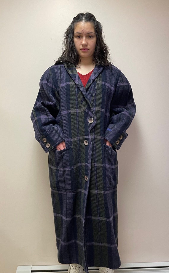 Winter Wool Coat, Vintage winter Coat, womens long