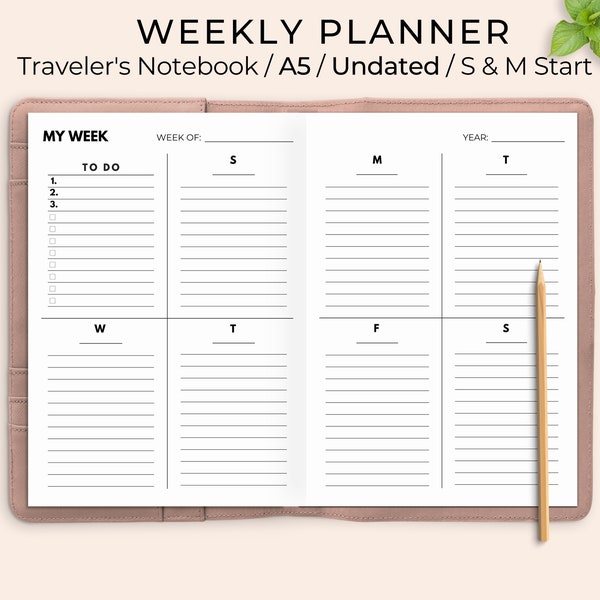 Printable Tn Inserts - Etsy