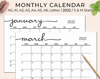 D... 17" x 12" 2021-2022 Desk Calendar 18 Months Large Monthly Desk Calendar 