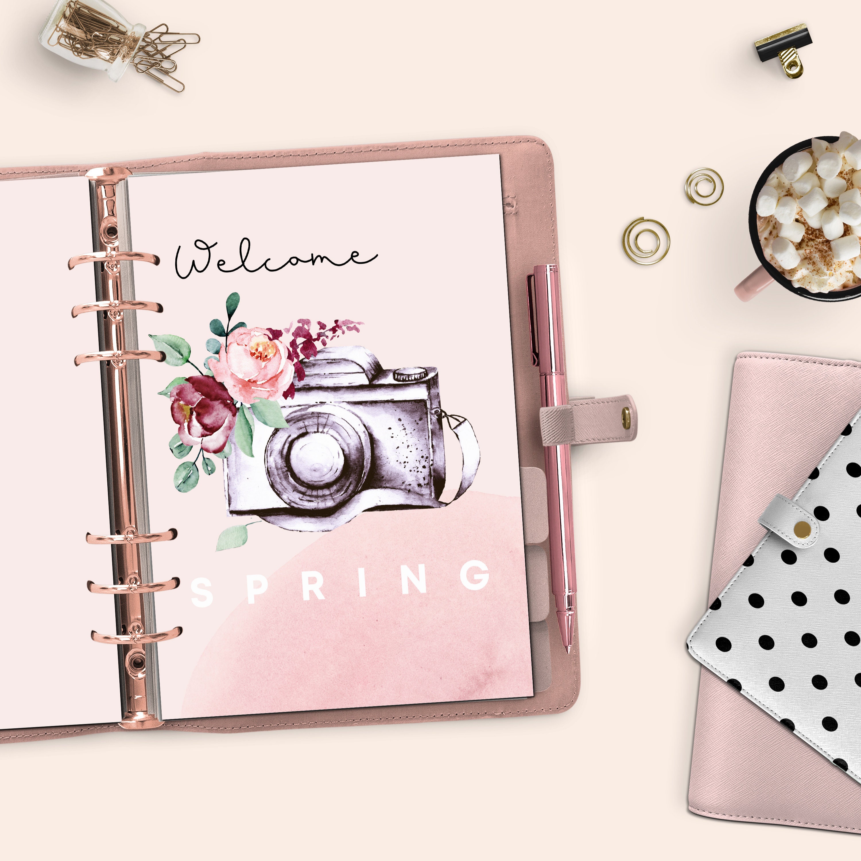 Printable Dashboard A5 Planner Cover Printable Filofax A5 Etsy