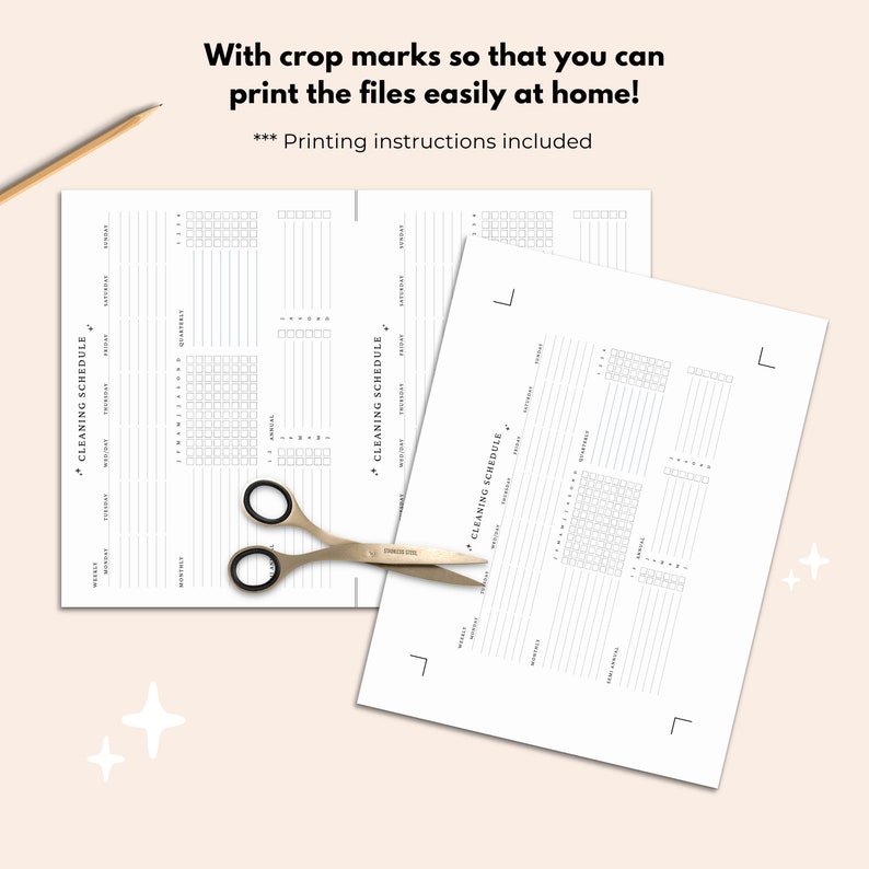 Editable Cleaning Schedule, Cleaning Planner Printable, Daily, Weekly, Monthly, Quarterly, Annual Cleaning Checklist, Cleaning Template, PDF image 5