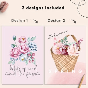Printable Dashboard Floral, Planner Cover Printable, Floral Planner ...
