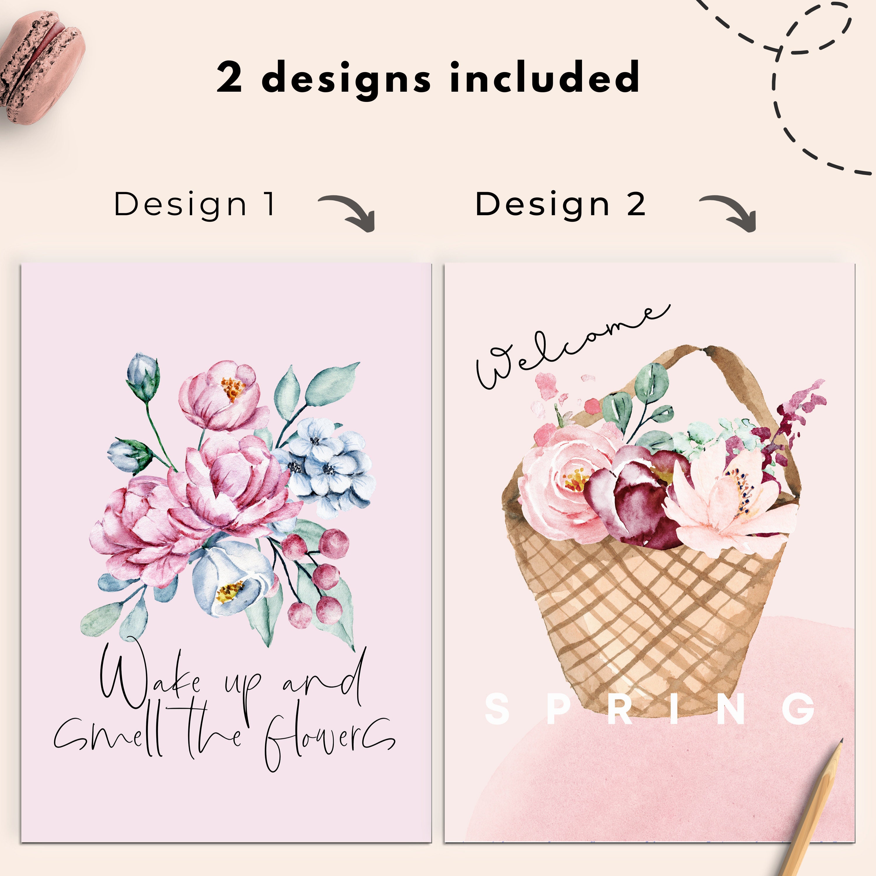 Printable Dashboard Floral Planner Cover Printable Floral - Etsy