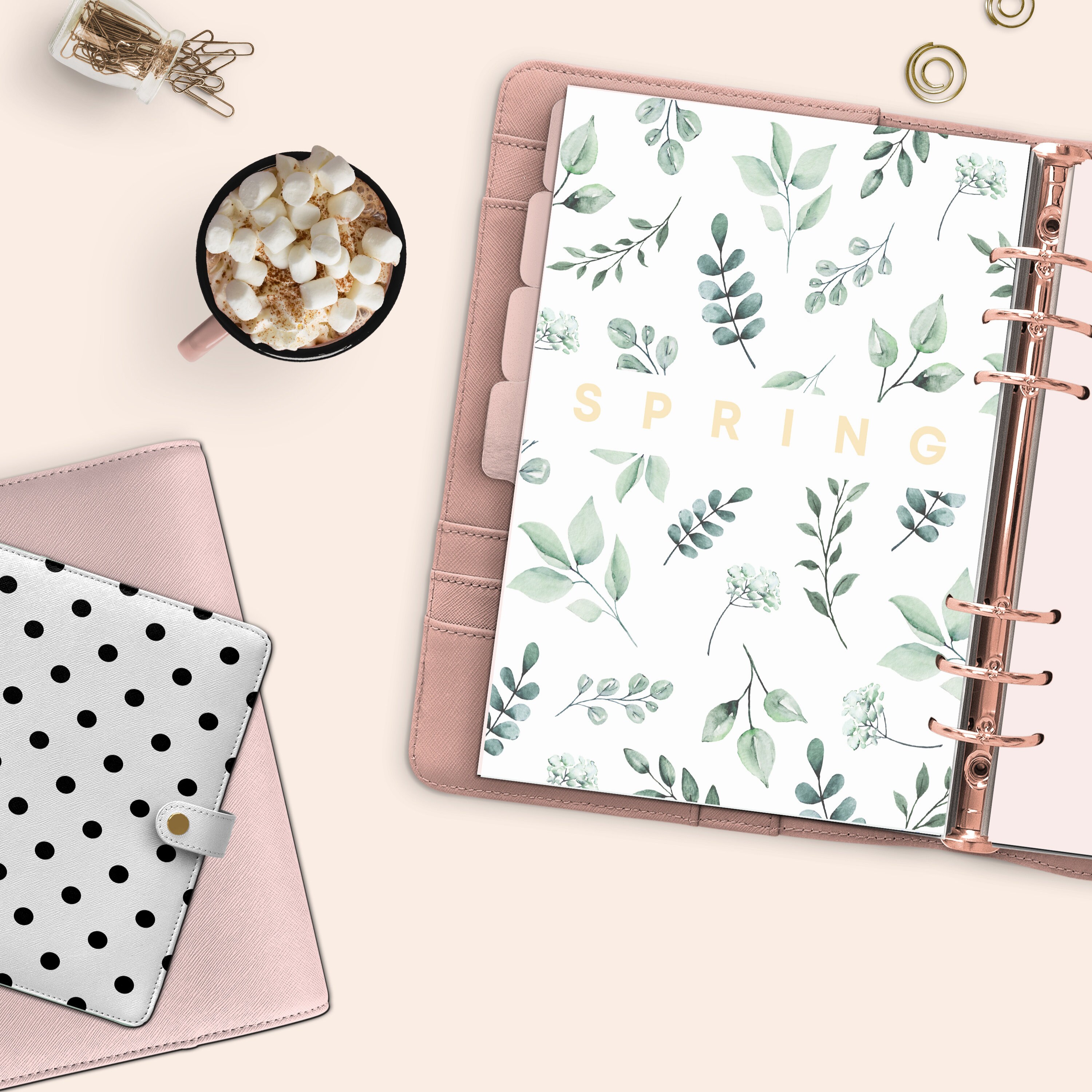 Printable Dashboard Floral Planner Cover Printable Floral - Etsy