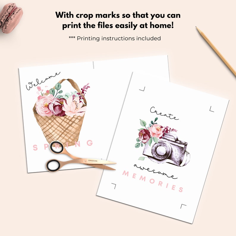 Printable Dashboard Floral Planner Cover Printable Floral - Etsy