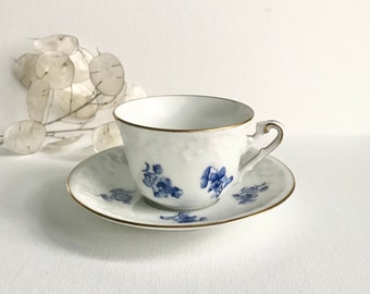 Tasse de collection tasse à moka en porcelaine tasse à expresso porcelaine de Weissenstadt 1928-1933 décor violet