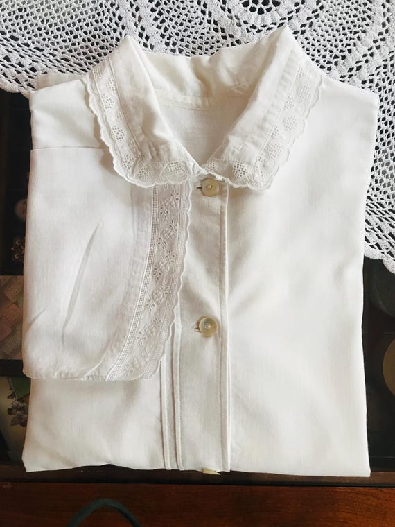 Antike Bluse Damen Bluse Handarbeit Bluse