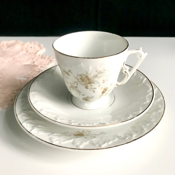Jugendstil Kaffeeservice Service 6 Personen um 1890 -1910 historistisches Kaffeeservice Historisch Jugendstil Porzellan Historismus