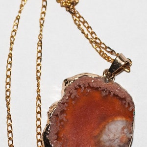 Pendant with agate image 1