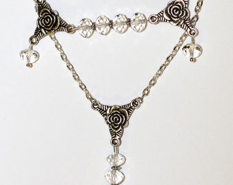 Necklace with Swarovski crystals