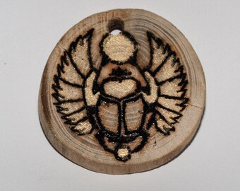 pendentif en bois