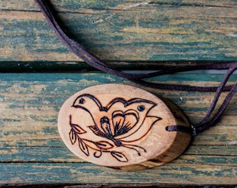 Wooden pendant