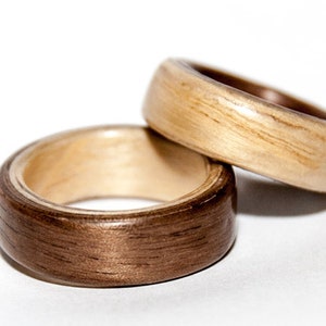 Two colors bentwood ring image 2