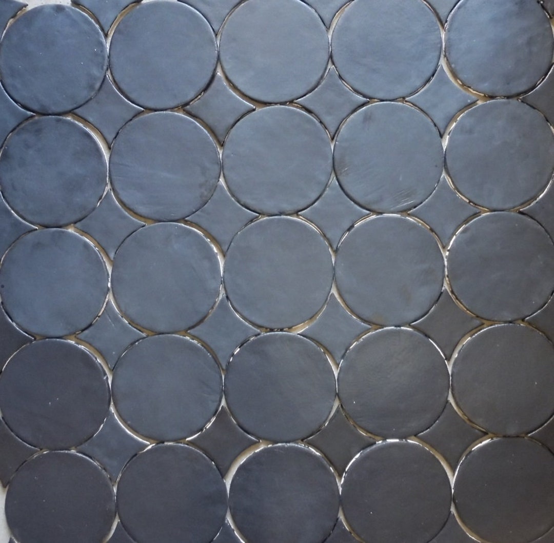 Smart Tiles Matte Black Walton Hex Peel and Stick Tile Backsplash SM1191 