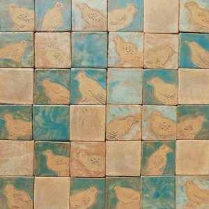 MALTESE BIRDS TILES - Etsy