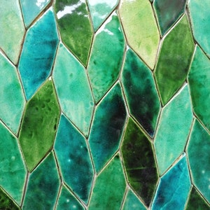 Fogliame Tiles green leaves image 2