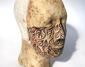 Ceramic sculpture "The Blind Man 4"