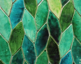 Fogliame Tiles- green leaves