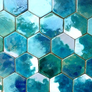 Snow over the sea tiles