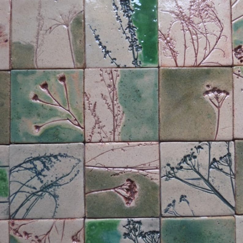 Tiles green herbs image 2