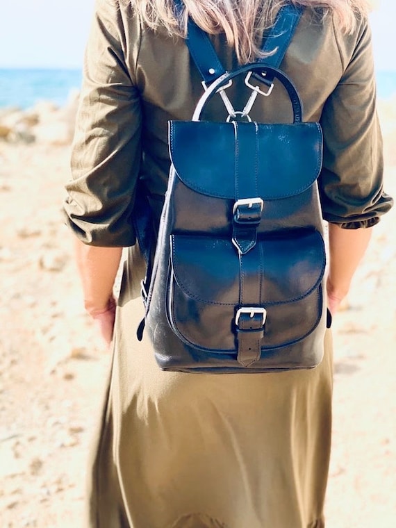 city beach leather backpacks Backpack For Men | 16" Laptop Backpack | Brown Leather College Backpack Handcrafted with Rich Leather. Ivy Backpack