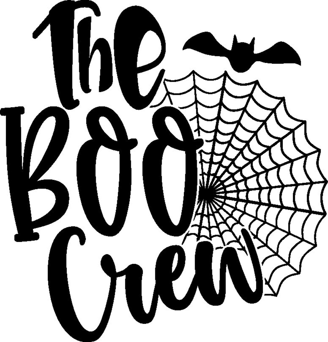 The Boo Crew(png,jpg, SVG, Pdf), the Boo Crew ,the Boo Crew Digital ...