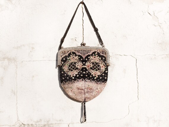 Bohemian Bag / Beaded Bag / Boho Bag / Vintage Bea