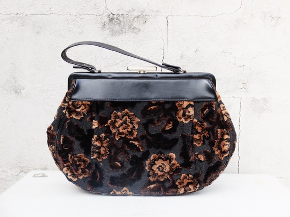 Carpet Bag / Tapestry Bag / Tapestry Purse/ Vintag