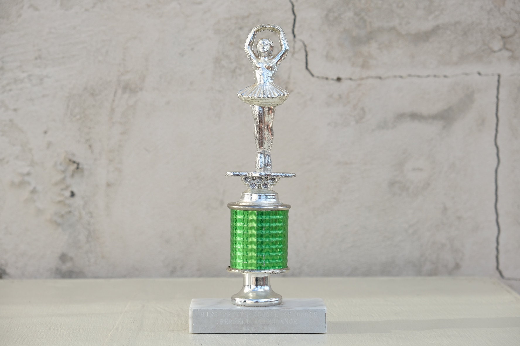 Cake Topper / Trophy / Silver Trophy / Vintage Trophy / Dance Trophy