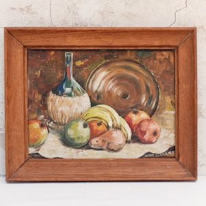 Original Painting / Original Art / Original Artwork / Still Life Painting / Still Life / Vintage Painting / Still Life Artwork