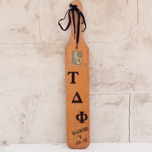 Paddle / Greek Paddle / Sorority / Sorority Paddle / Wooden Paddle / Vintage Sorority / Greek Life / Fraternity Paddle / Lehigh University