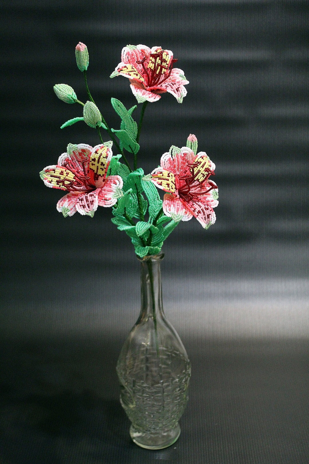 Alstroemeria, French Beaded Flower, Beaded Flowers, Beaded Alstroemeria