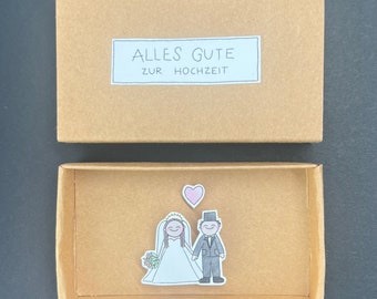 Geldgeschenk-Schachtel für die Hochzeit