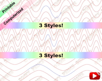 Sine Wave Quilting Pantograph: Continuous Line Edge to Edge (Digital Download)