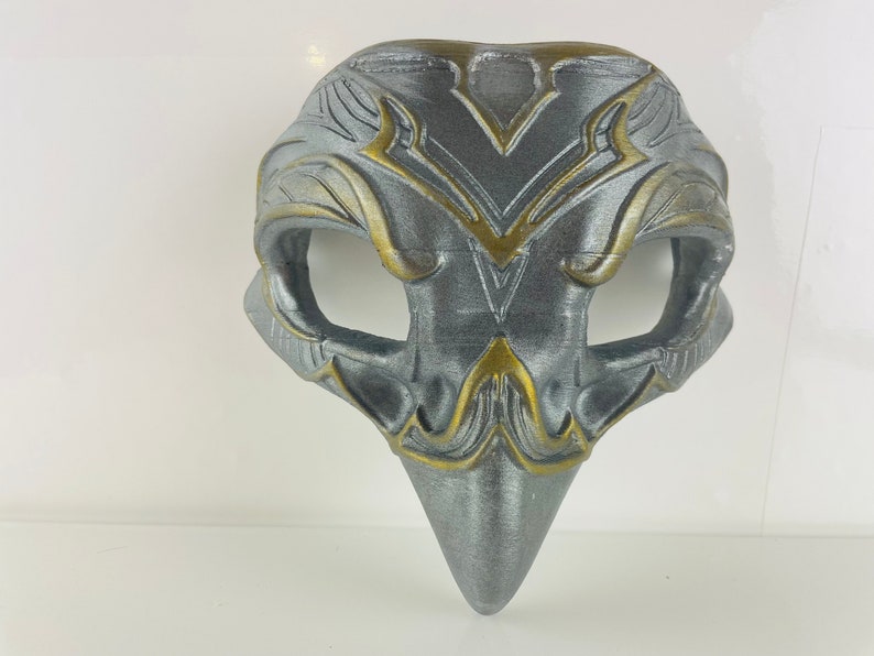 Hogwarts Legacy Beaked Skull Mask 3dprinted Cosplay Replica Etsy Canada