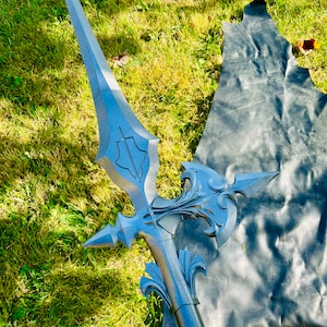 Dion Lesage  Spear 3dprinted for Cosplay .replica 3dprinted prop/