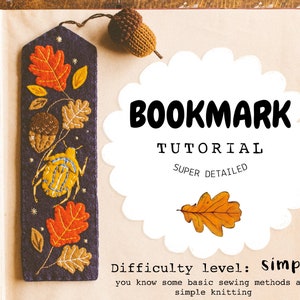 Autumn Felt Bookmark DIY | Mother&#39;s Day Gift